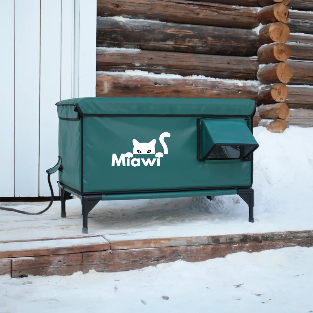 Miawi® : L'abri qui chauffe et protège votre chat.