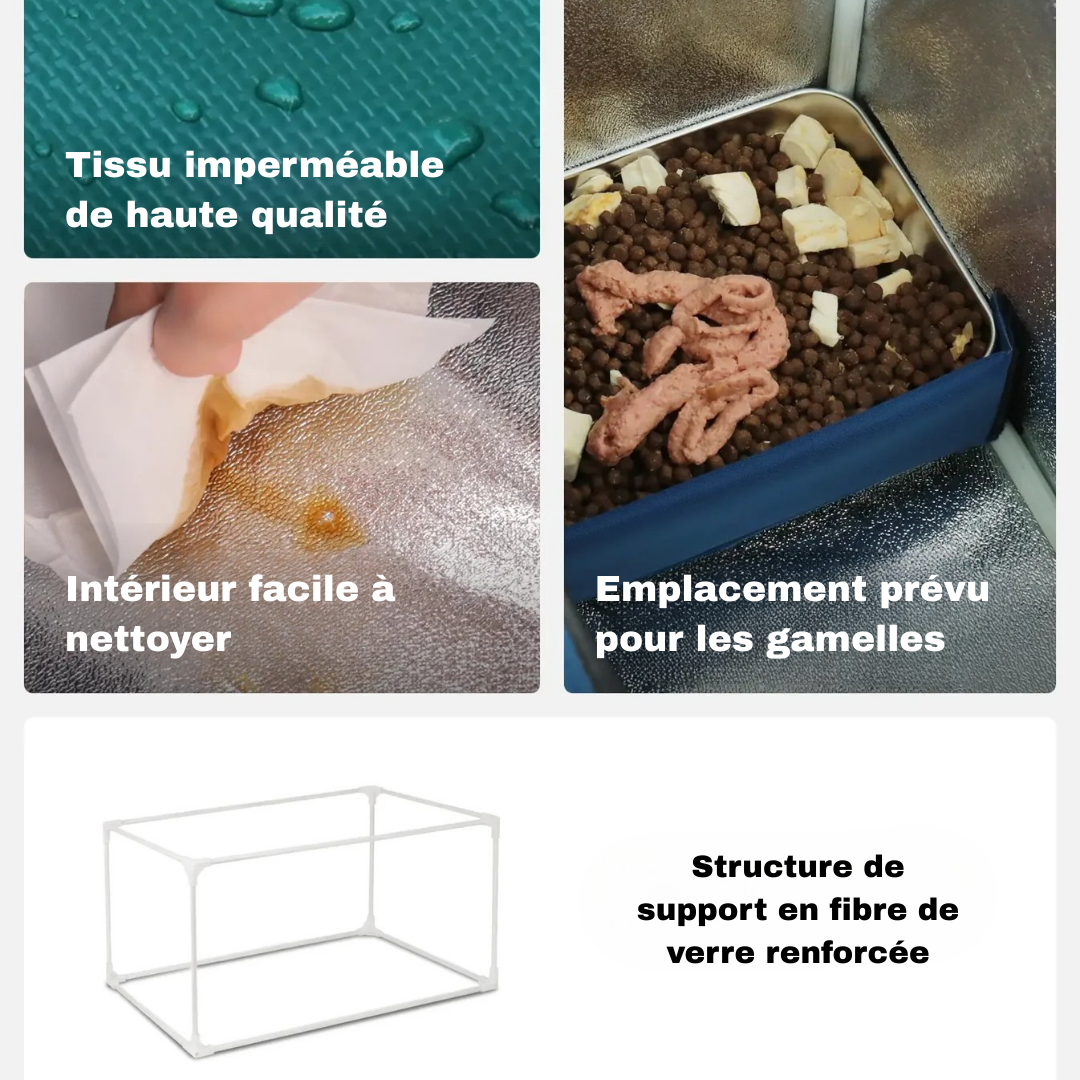 Miawi® : L'abri qui chauffe et protège votre chat.